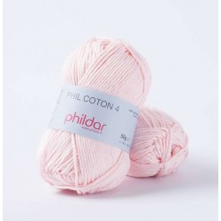 PHILDAR Fil à tricoter PHIL COTON 4 Rosée
