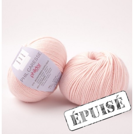 PHILDAR Fil à tricoter PHIL CARESSE Rosée