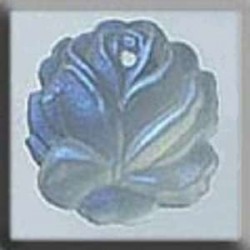 Charm Glass Treasures 12018 Medium Rose Matte Crystal AB