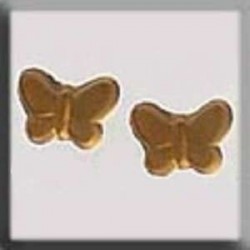 Charm Glass Treasures 12122 Butterfly Matte Light Topaz