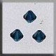 Charm Crystal Treasures 13026 Rondele 4mm Emerald