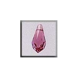 Charm Crystal Treasures 13054 Very Small Teardrop Rose AB
