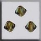 Charm Crystal Treasures 13070 Rondele 4mm Olive