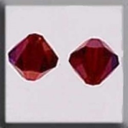 Charm Crystal Treasures 13084 Rondele 6mm Siam AB