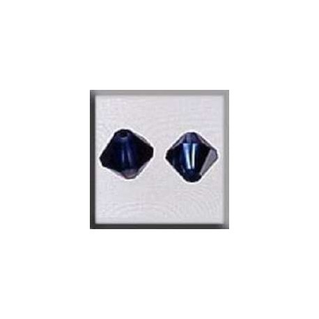 Charm Crystal Treasures 13086 Rondele 6mm Sapphire Helio