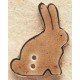 Bouton décoratif 43011R Brown Rabbit Sitting Right