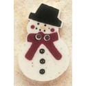 Bouton décoratif 43022 Snowman