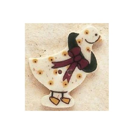 Bouton décoratif 43023 Christmas Goose