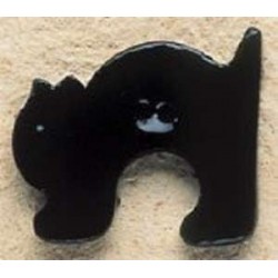 Bouton décoratif 43060 Arched Black Cat