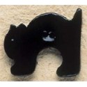 Bouton décoratif 43060 Arched Black Cat