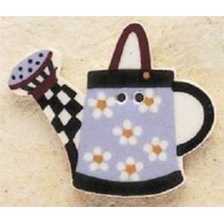 Bouton décoratif 43147 Blue Daisy Watering Can