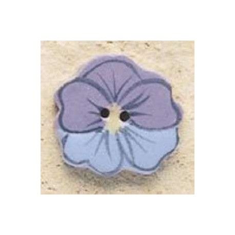 Bouton décoratif 43182 Blue & Lavender Pansy