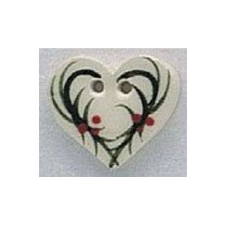 Bouton décoratif 86015 Holly Heart