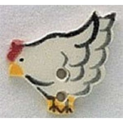 Bouton décoratif 86077 Chicken