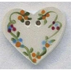 Bouton décoratif 86133 Floral Heart