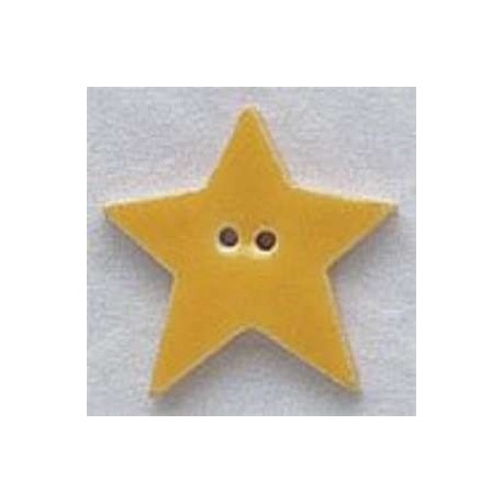 Bouton décoratif 86290 Large Bright Yellow Star