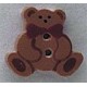 Bouton décoratif 86296 Small Teddybear with Bow Tie