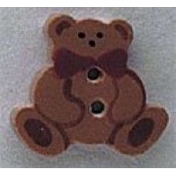 Bouton décoratif 86296 Small Teddybear with Bow Tie
