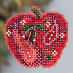 Jeweled Apple - Kit Beaded Ornements