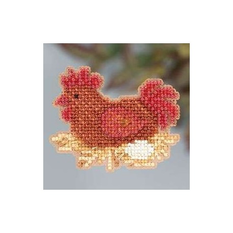 Chicken or the Egg - Kit Beaded Ornements