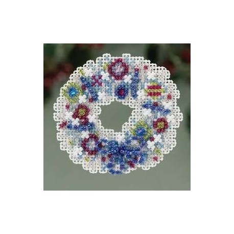 Crystal Wreath - Kit Beaded Ornements