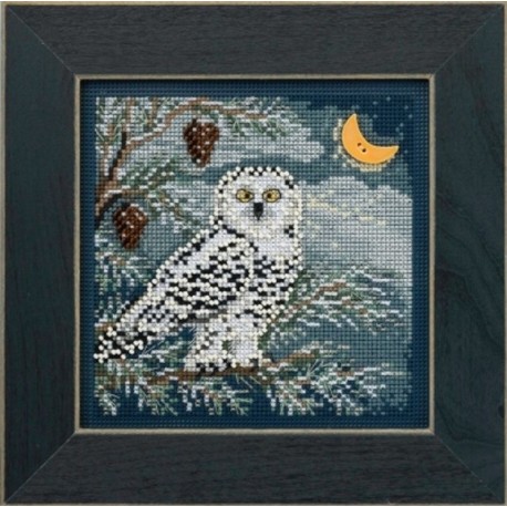 Snowy Owl - Kit Broderie perlée