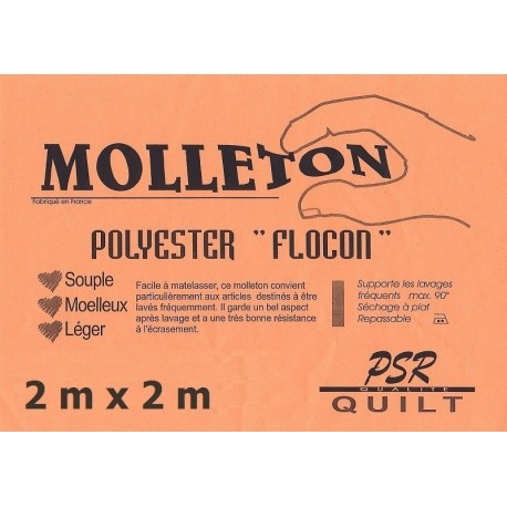 Molleton FLOCON 2,00m x 2,00m
