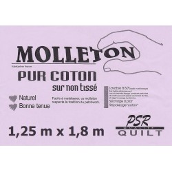 Molleton PUR COTON 1,25m x 1,80m