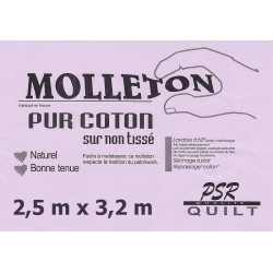 Molleton PUR COTON 2,50m x 3,20m
