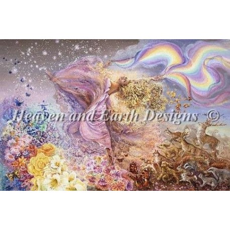 HEAVEN & EARTH DESIGNS - RAINBOW GIRL II de Joséphine WALL