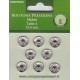 BOUTONS PRESSIONS NICKEL Taille 4