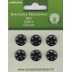 BOUTONS PRESSIONS NOIR Taille 5