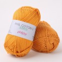 PHILDAR Fil à tricoter PHIL COTON 3 Safran