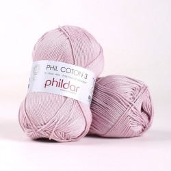PHILDAR Fil à tricoter PHIL COTON 3 Camélia