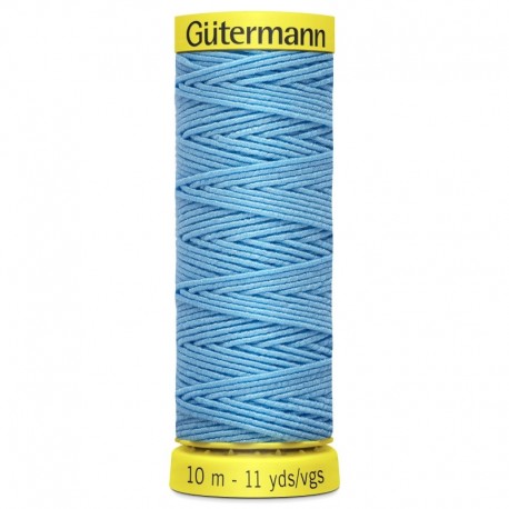 GÜTERMANN FIL ÉLASTIQUE 10m 6037 Bleu