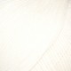 ADRIAFIL Fil à tricoter 100% Pure Laine Mérinos Extra Fine GENZIANA 02 Blanc