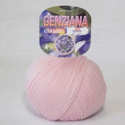 ADRIAFIL Fil à tricoter 100% Pure Laine Mérinos Extra Fine GENZIANA 03 Rose bébé