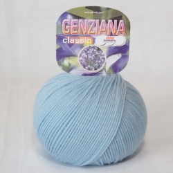 ADRIAFIL Fil à tricoter 100% Pure Laine Mérinos Extra Fine GENZIANA 09 Azur bébé
