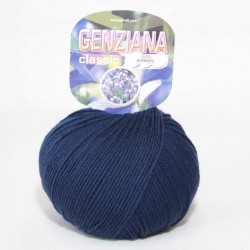 ADRIAFIL Fil à tricoter 100% Pure Laine Mérinos Extra Fine GENZIANA 22 Bleu