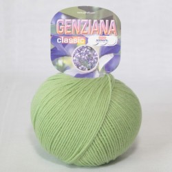 ADRIAFIL Fil à tricoter 100% Pure Laine Mérinos Extra Fine GENZIANA 32 Vert