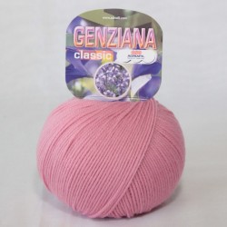 ADRIAFIL Fil à tricoter 100% Pure Laine Mérinos Extra Fine GENZIANA 49 Rose