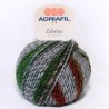ADRIAFIL Fil à tricoter fantaisie à effet jacquard ZEBRINO 64 Fantaisie Multicolore