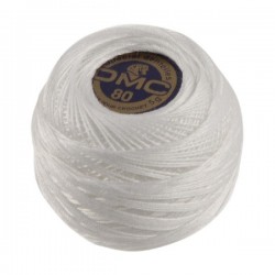 Fil Crochet DMC SPÉCIAL DENTELLES B5200 Blanc lumière