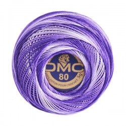 Fil Crochet DMC SPÉCIAL DENTELLES 52 Parfums de violettes ombrés