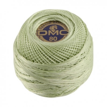 Fil Crochet DMC SPÉCIAL DENTELLES 369 Vert pousse de bambou