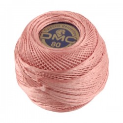 Fil Crochet DMC SPÉCIAL DENTELLES 760 Rose grenadine