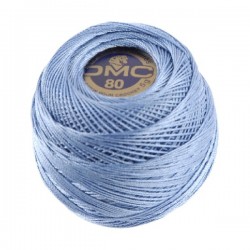 Fil Crochet DMC SPÉCIAL DENTELLES 799 Bleu horizon