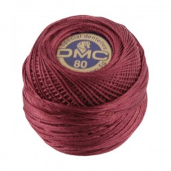 Fil Crochet DMC SPÉCIAL DENTELLES 815 Cerise