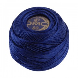 Fil Crochet DMC SPÉCIAL DENTELLES 820 Bleu marine