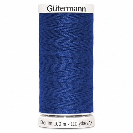 Fil Spécial Jeans GÜTERMANN DENIM - Coloris 6756 Bleu royal